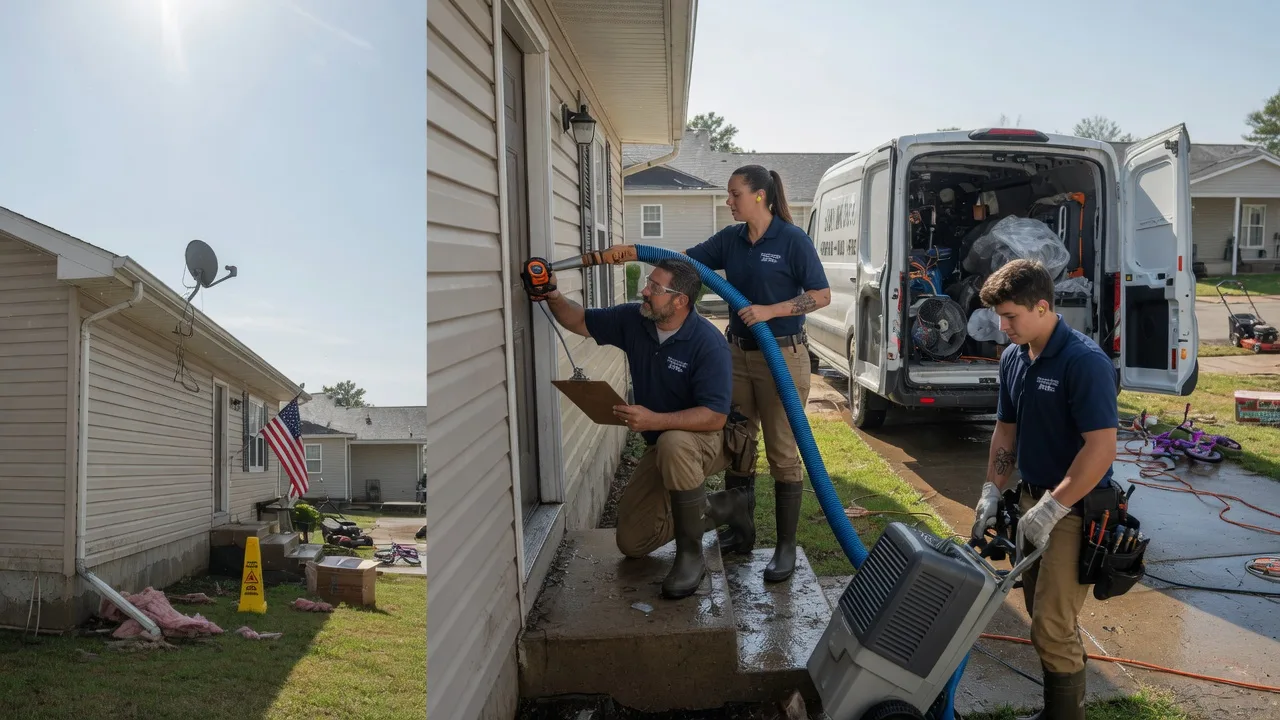 Ceiling Water Damage Restoration in Gentry, AR near me